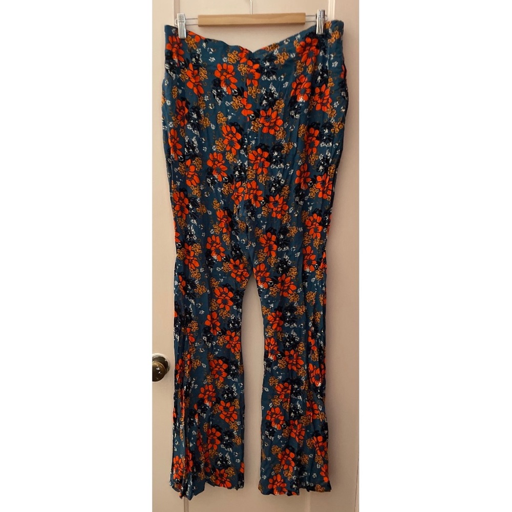 Free People Floral Trousers